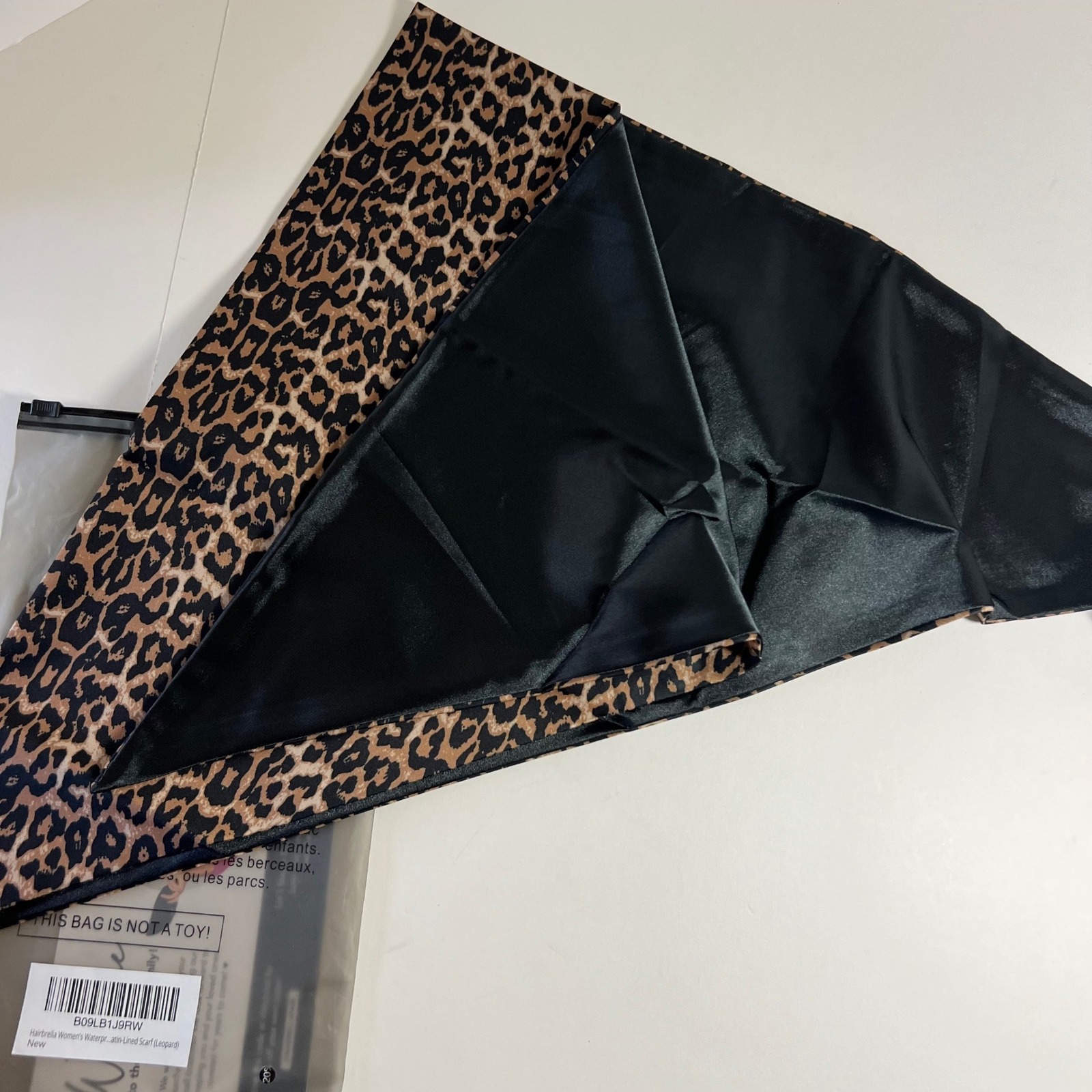 Hairbrella Bandana Waterproof Satin Lined Animal Print New Style Banbl01 — image 6 of 8